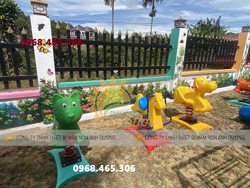 Thú nhún lò xo con gà, thú nhún con ngựa, thú nhún lò xo trẻ em